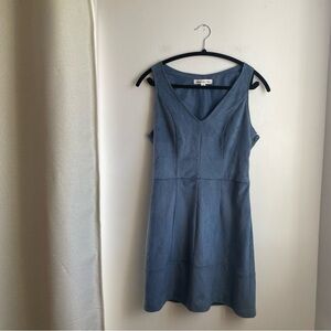 Blue Dress Suede-like Sleeveless-Abercrombie&Fitch-size 6